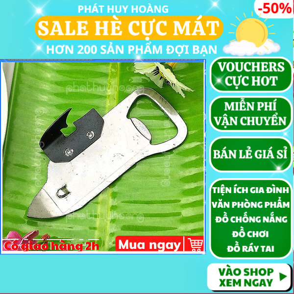 Dụng cụ mở hộp thức ăn , khui nắp chai bằng inox giá rẻ ✓ dụng cụ mở nắp lon bia ✓ dụng cụ mở nắp lon ✓ dụng cụ mở hộp sữa ✓ dụng cụ mở hộp ✓ mở nắp lon bia ✓ phathuyhoang ✓ Phát Huy Hoàng