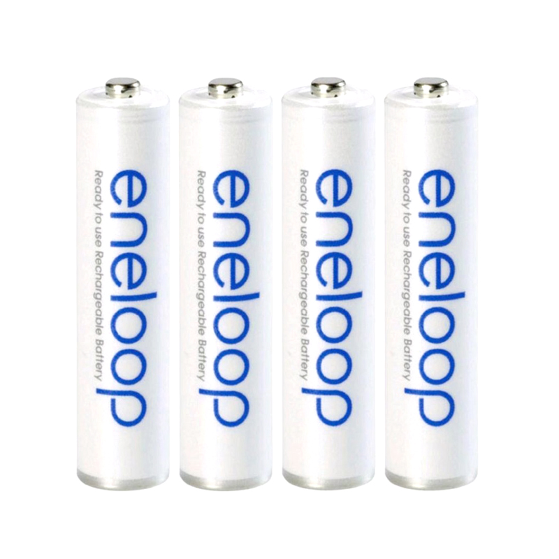 Vỉ 4 pin sạc AAA Eneloop 800mAh BK-4HCCE/4BT (BK-4MCCE/4BV) - box ANH (Trắng) Nhất Tín Computer