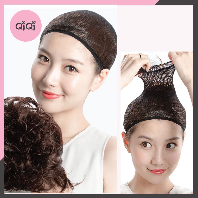 Set 2 Mũ lưới trùm đầu đội tóc giả BLINK HAIR