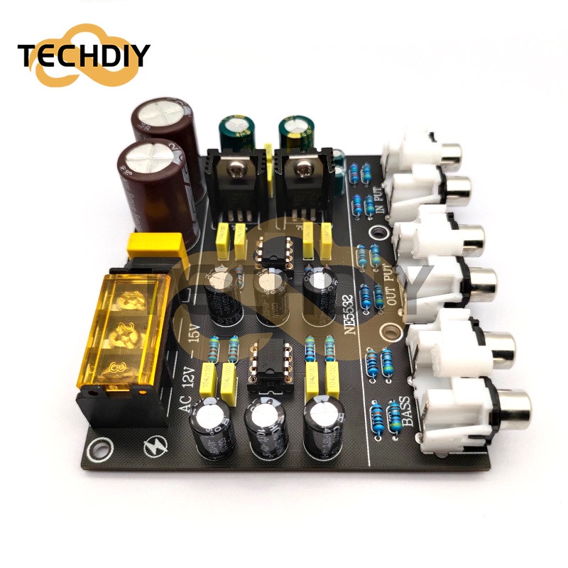 Electronic Active Crossover 2 Way NE5532 Pre-Stage Linkwitz Riley Filter Frequency Divider