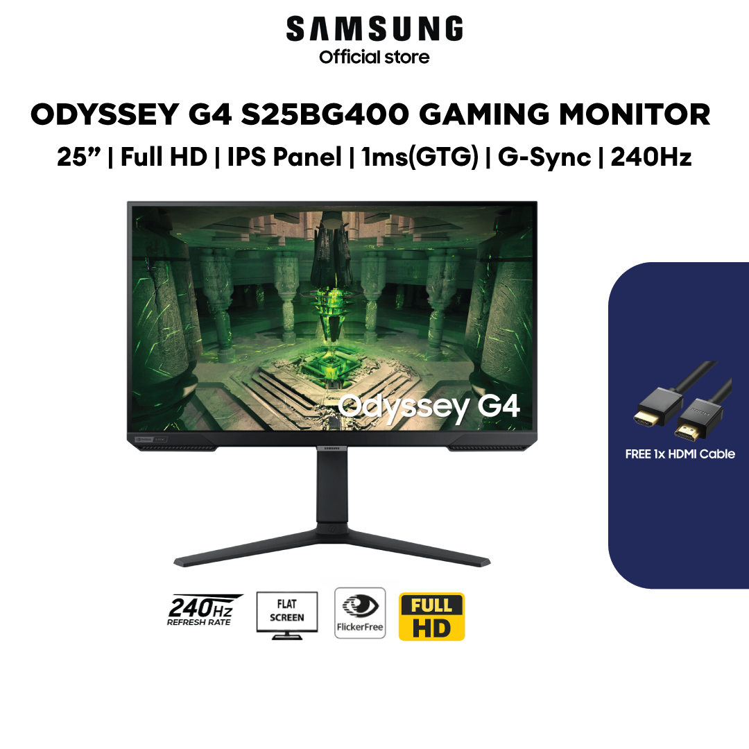 Samsung 25 Odyssey G4 IPS Flat Gaming Monitor