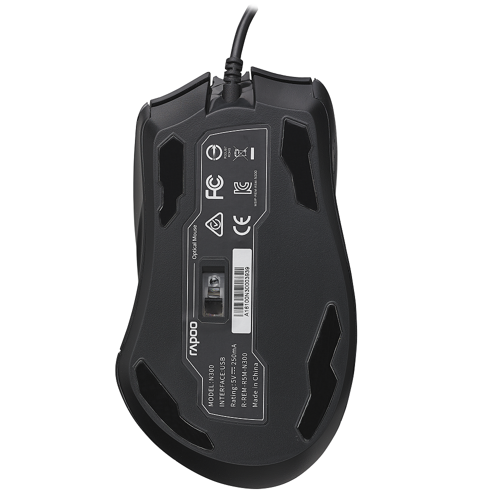 Chuột Máy Tính Rapoo N300 - Văn Phòng Gaming Đa Dụng