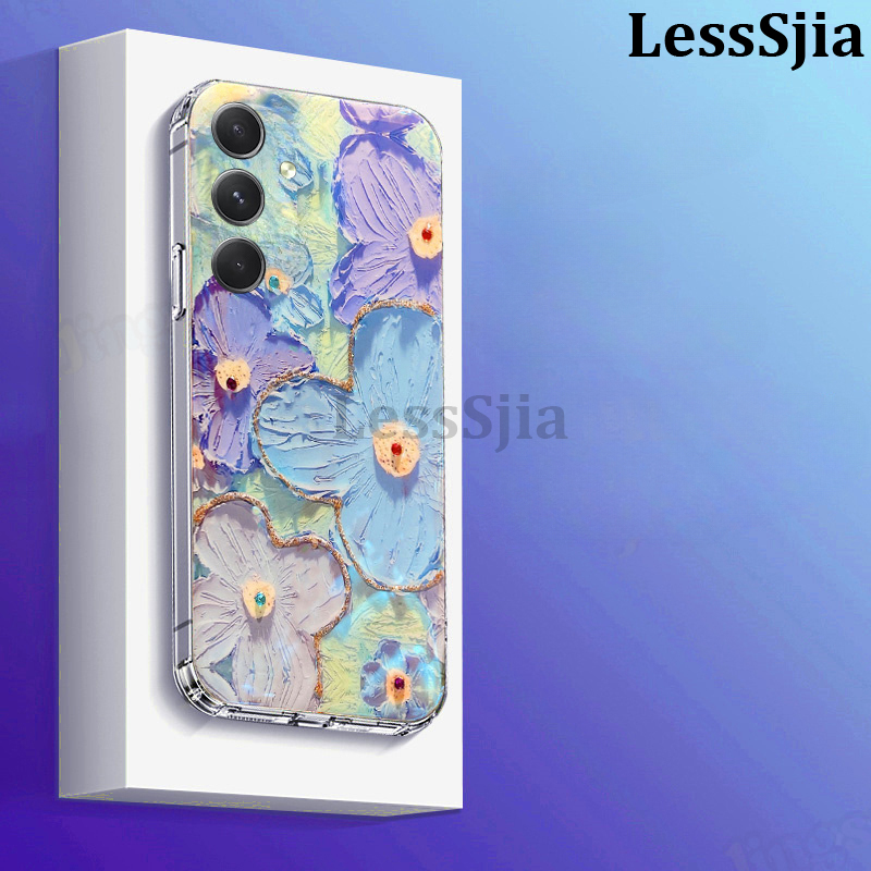Phone%20Cases%20For%20Samsung%20Galaxy%20A35%20A55%205G%20Back%20Case%20Soft%20Blue-Ray%20Oil%20Painting%20Flowers%20Silicone%20Cases%20for%20Samsung%20Galaxy%20A55%20A35%20Phone%20Casing%20-%20Image%204