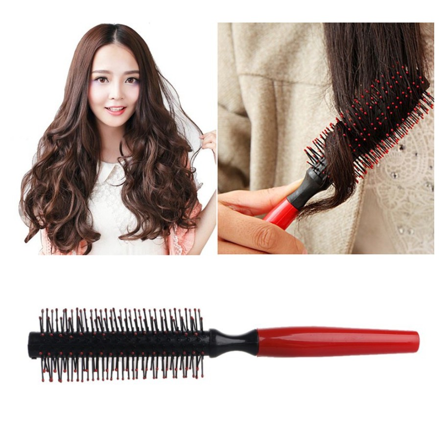 Lược tròn chải tóc xoăn, giữ nếp chuẩn