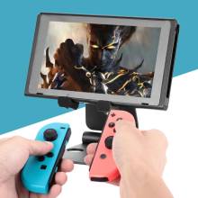 0 shipping fee Portable Black Metal Folding Support Stands For Nintendo Switch Cellphone - intl