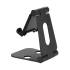 0 shipping fee Portable Black Metal Folding Support Stands For Nintendo Switch Cellphone - intl