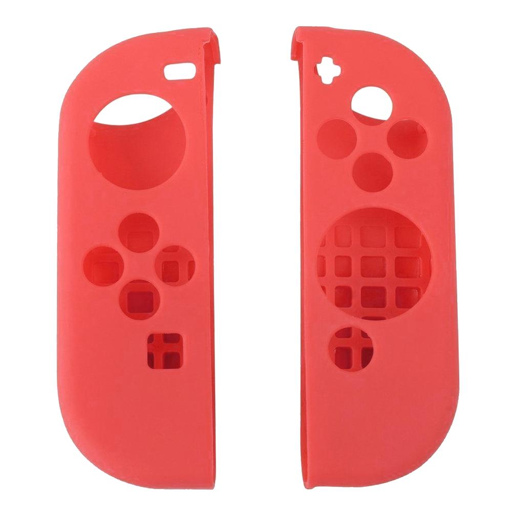 1Pair Portable Protect Cover Soft Silicone Anti-Slip Case Skin Guard for Left Right Nintendo Switch Joy-Con Controller Red – intl
