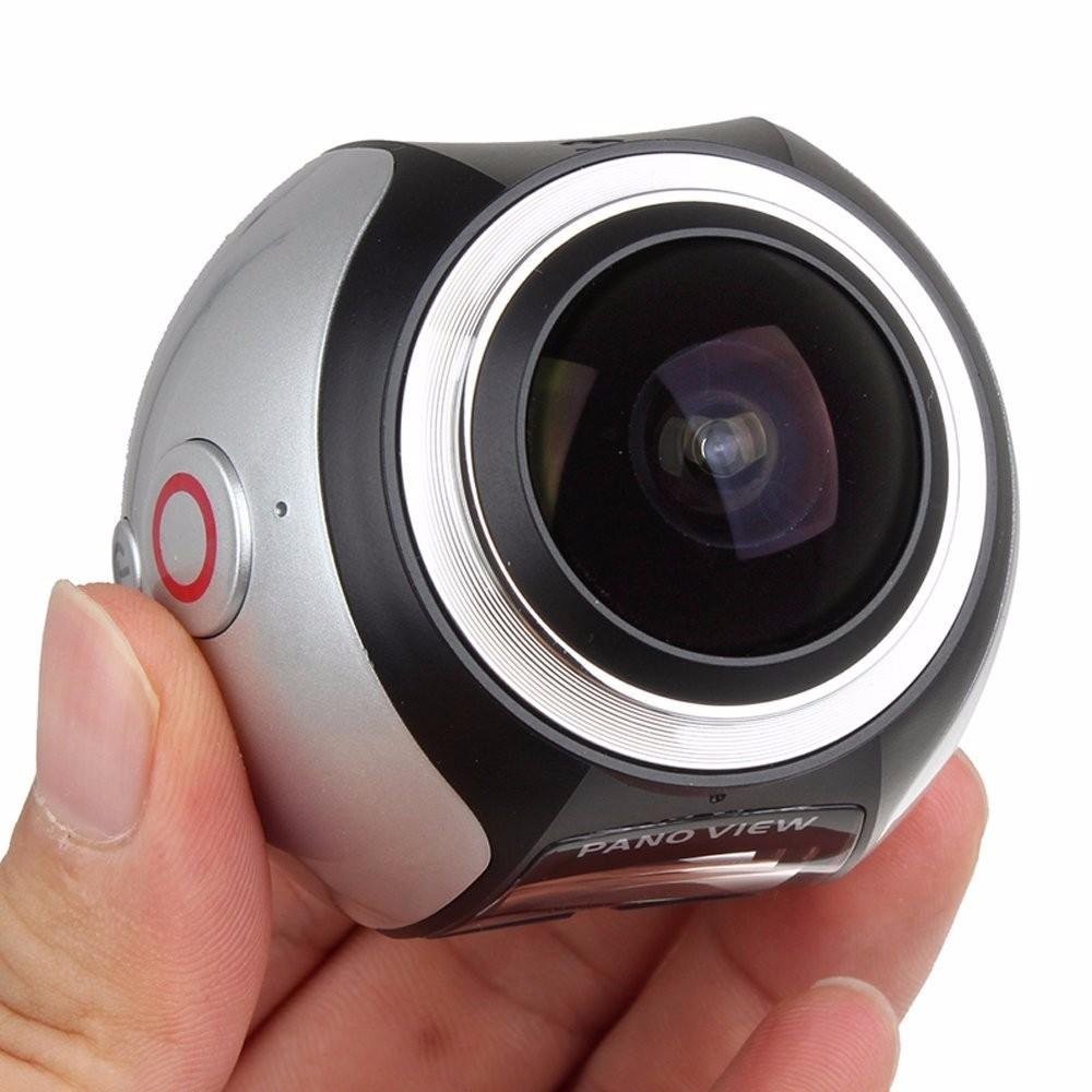 360° Mini WiFi Panoramic Video Camera 2448P 30fps 16MP Photo 3D Sports DV VR Video And Image ABS - intl