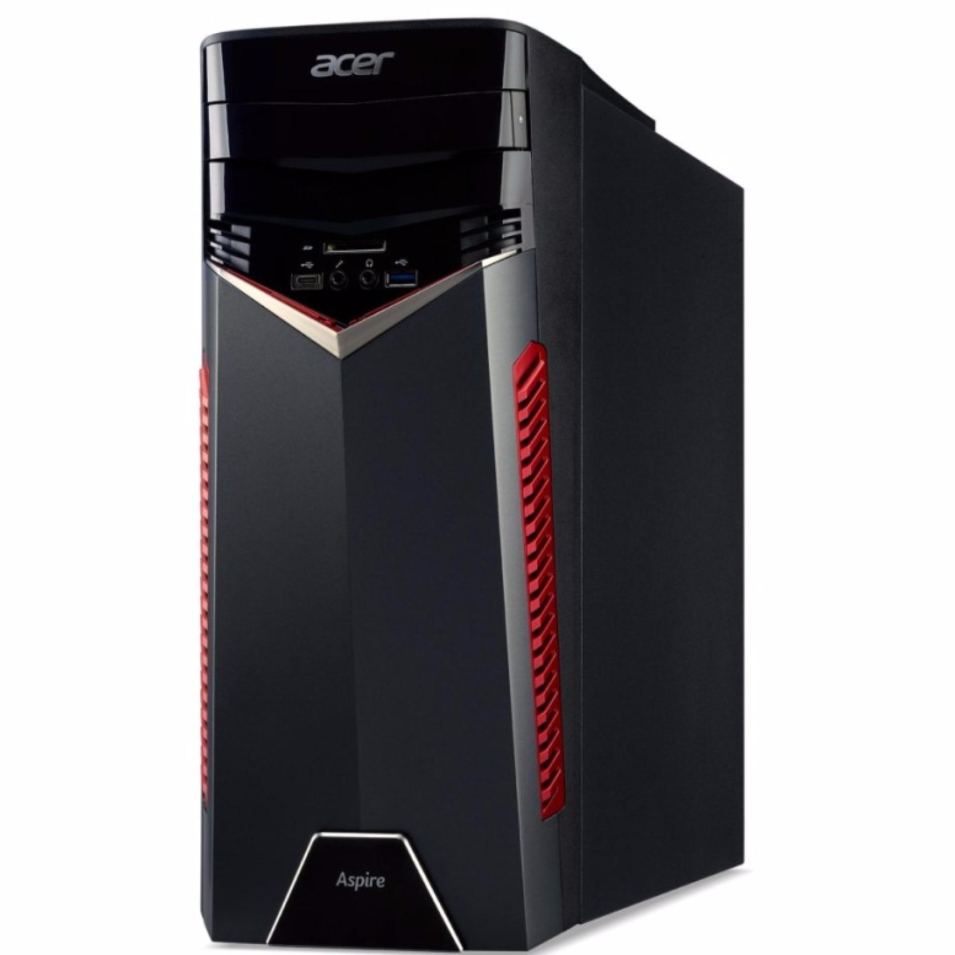 Acer Aspire GX-785 (i77MR161T06) I7-7700 16GB RAM Gaming Desktop (Black)