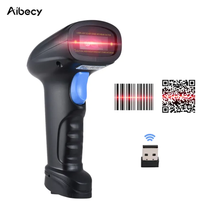 Aibecy Handheld 2 4g Wireless 1d 2d Qr Barcode Scanner Bar Code Reader With Usb Receiver 4000 Code Storage Capacity For Pos Pc Android Ios Lazada Singapore