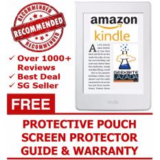 GeekBite Amazon Kindle 8th Gen White + Kindle Premium Pouch + Screen Protector (Wifi/Special Offers)
