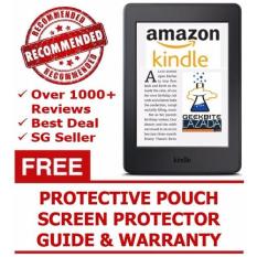 GeekBite Amazon Kindle Paperwhite 300 PPI Black + Kindle Premium Pouch + Screen Protector (Wifi/Special Offers)