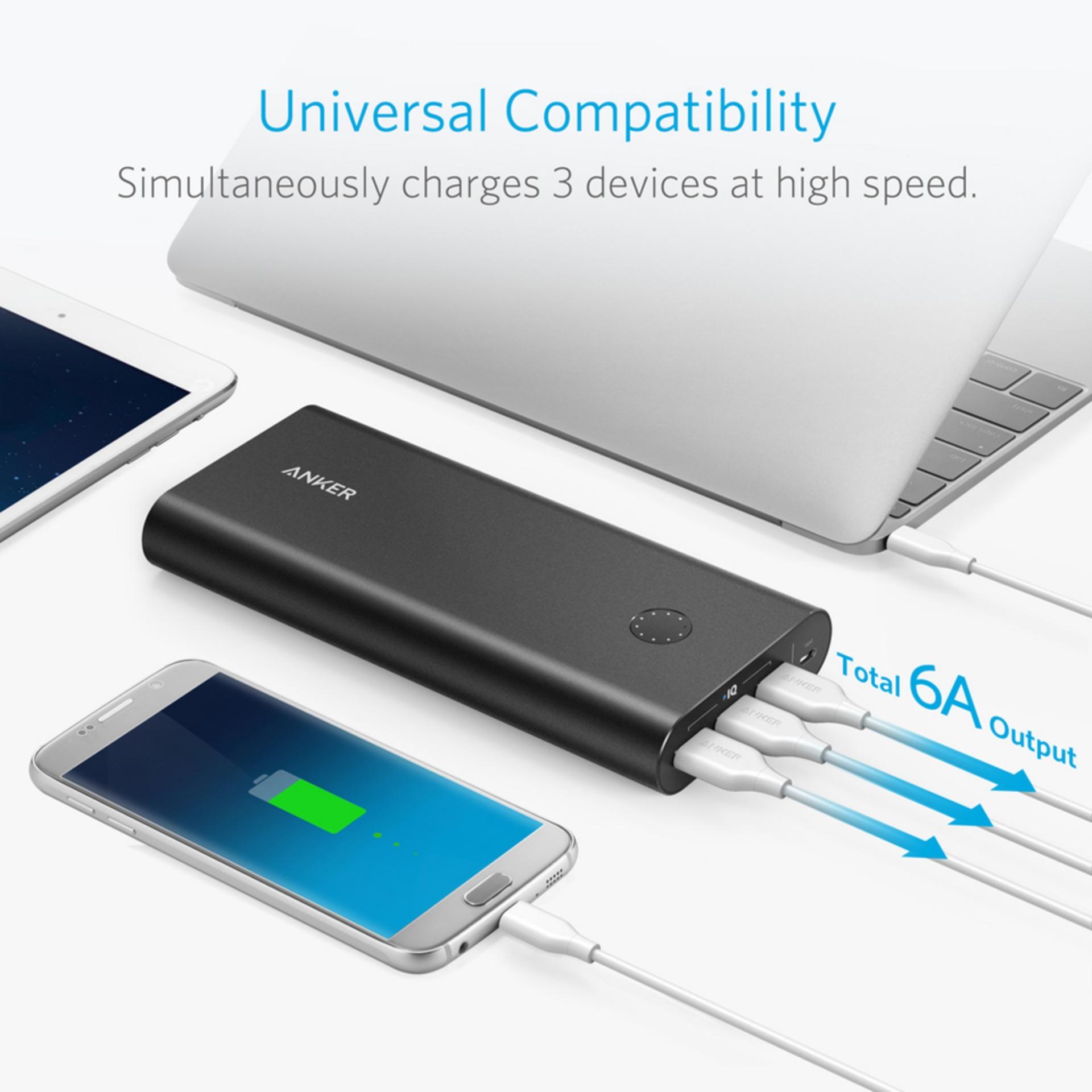 Anker PowerCore+ 26800mAh & Quick Charge 3.0 Charger (SG Plug)