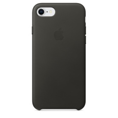 Apple iPhone 8 / 7 Leather Case Charcoal Grey