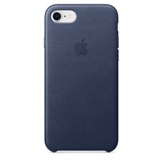 Apple iPhone 8 / 7 Leather Case Midnight Blue