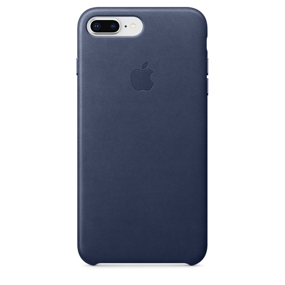 Apple iPhone 8 Plus / 7 Plus Leather Case Midnight Blue
