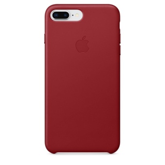 Apple iPhone 8 Plus / 7 Plus Leather Case (PRODUCT)RED
