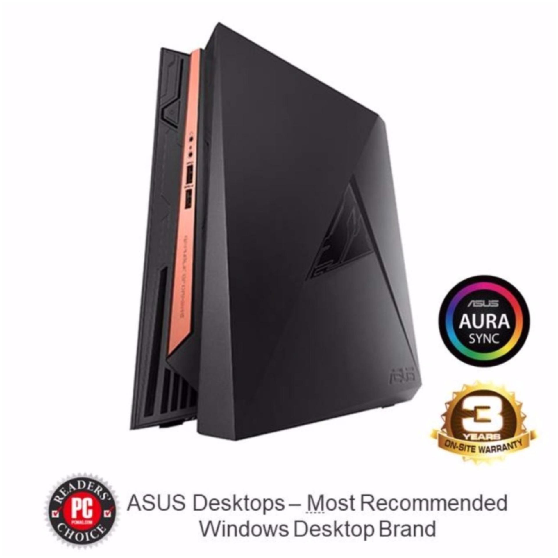 ASUS ROG GR8-II T080Z VR-ready mini gaming PC with custom ASUS GeForce® GTX 1060 graphics, Windows 10 , desktop-grade Intel® Core™ i5 processor, Aura Sync RGB LED, 8GB DDR4 RAM, Intel 802.11ac Wi-Fi