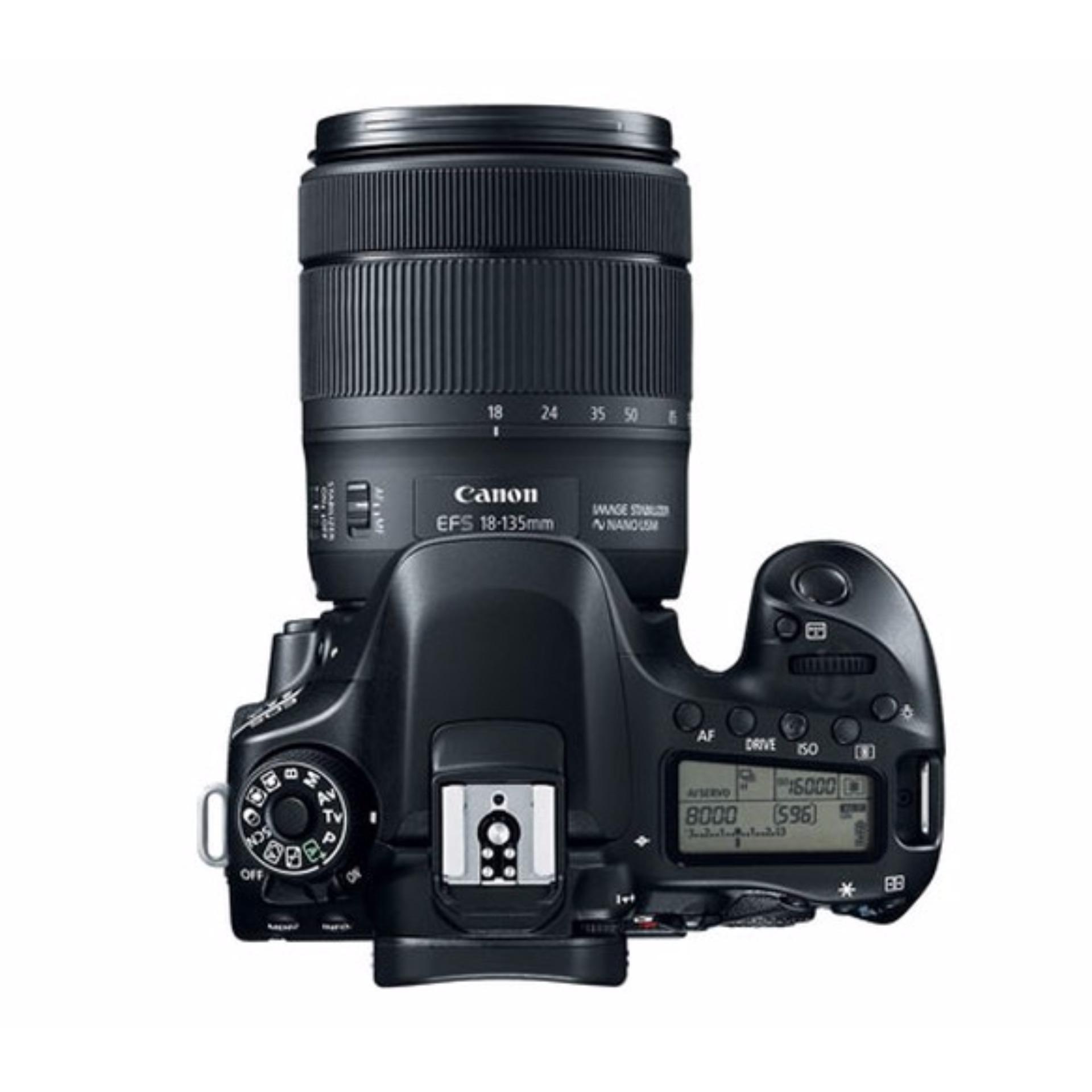 Canon EOS 80D DSLR Camera with 18-135mm IS USM Lens
