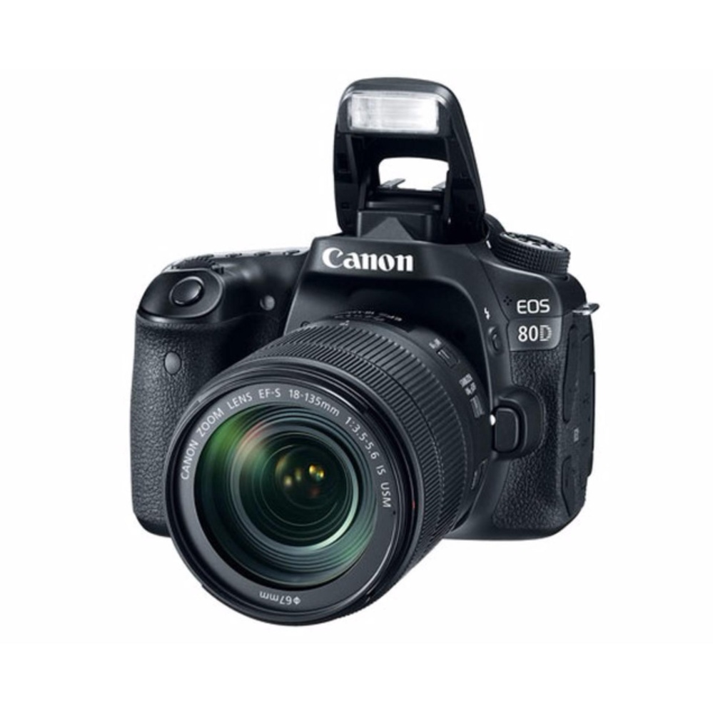 Canon EOS 80D DSLR Camera with 18-135mm IS USM Lens