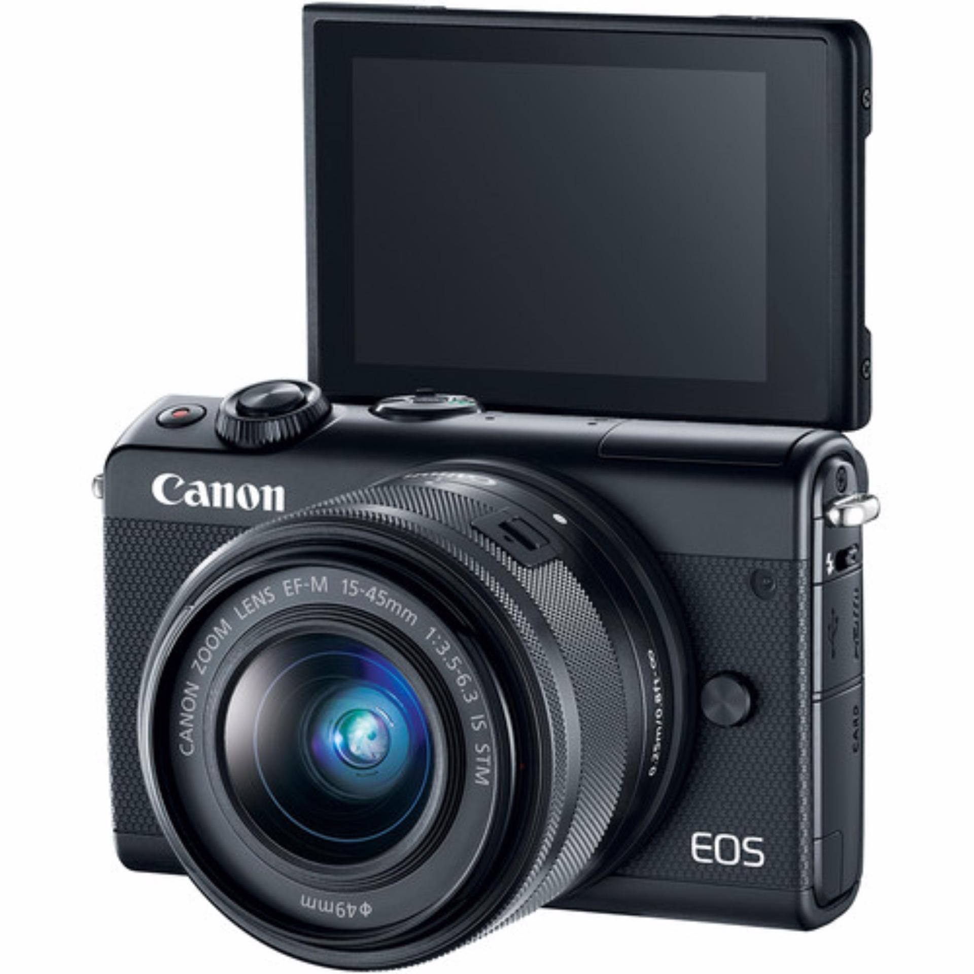 Canon EOS M100 15-45mm Kit (Black) (FREE 16GB SD Card)