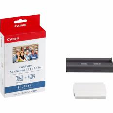 Canon KC-36IP Photo Ink and Paper Set KC36 KC36IP 36 Sheets Compatible with Selphy CP Series Printers 54 x 86mm credit card Size CP780 CP790 CP800 CP810 CP820 CP900 CP910 CP1000 CP1200 CP1300 CP1400 Requires PCC-CP400 PCCCP40 PCC CP400