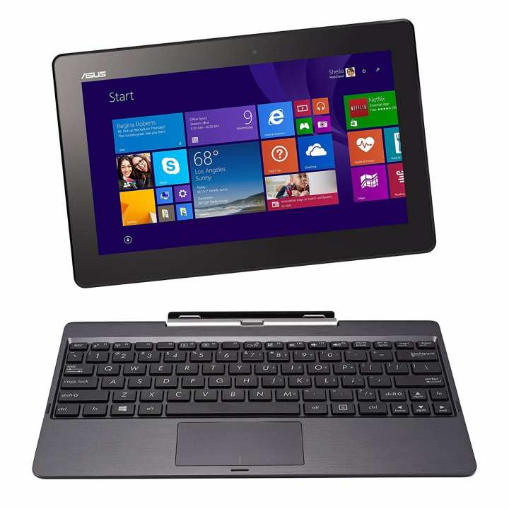 [Certified Refurbished] Asus T100 10″ Intel Atom Z3740 2GB RAM 64GB HDD Windows 8 Laptop (Black)
