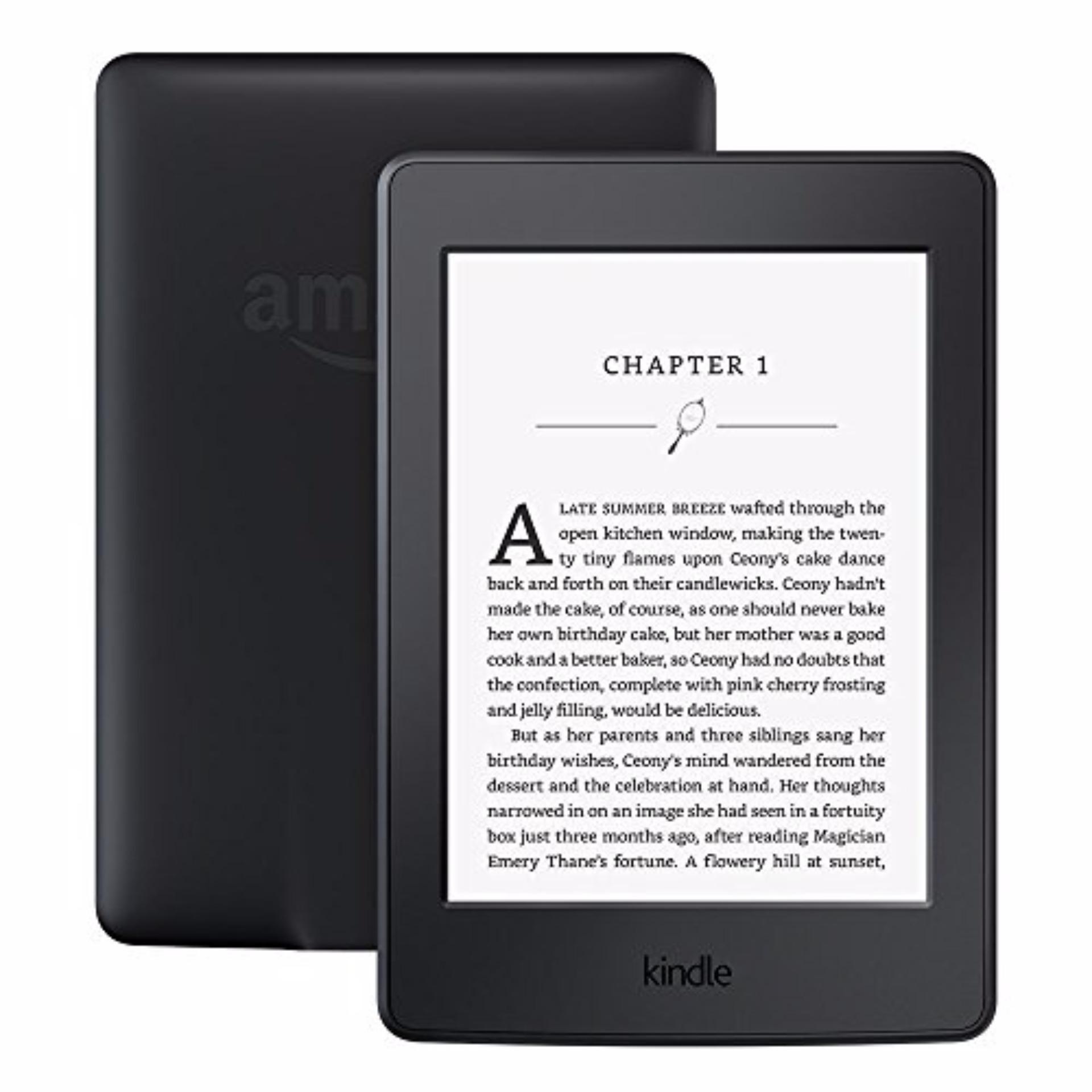 Certified Refurbished Kindle Paperwhite 3 – Black 2015, 6″ High-Resolution Display (300 ppi) with Built-in Light, Wi-Fi – Includes Special Offers