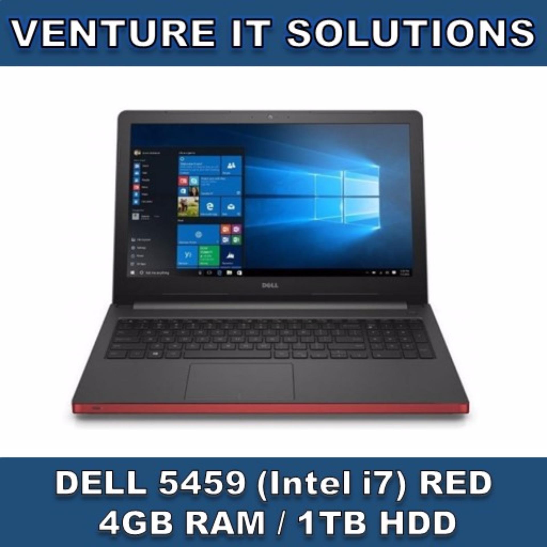 DELL 5459 / INTEL CORE I7-6500 2.5 GHZ MAX 3.1 GHZ / 4GB RAM / 1TB HDD / 4GB RADEON GRAPHICS / 14″ HD LED DISPLAY / WINDOWS 10