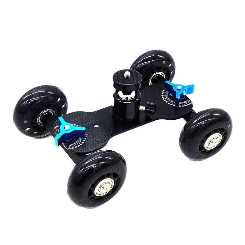 Desktop Camera Video Mini Wheels Rail Rolling Track Slider Car Skate Glide – intl