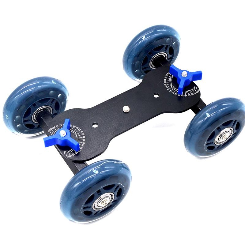 Desktop DSLR Camera Table Dolly Mini Car Camcorder Video Rail Track Slider – intl