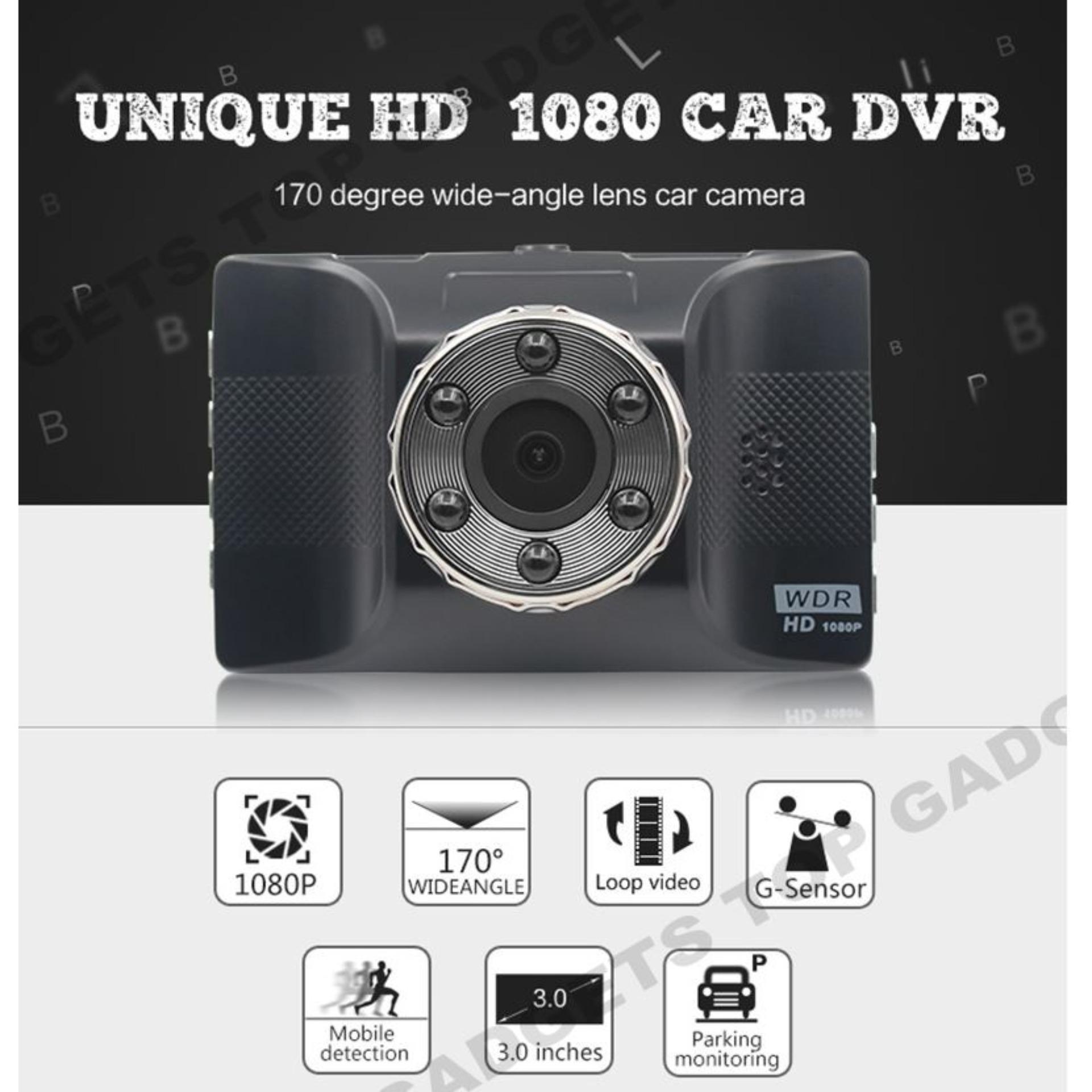 FH12 SINGLE CAR CAMERA 1080P W 170 DEGREE STRONG NIGHT VISION DASH CAM G-SENSOR