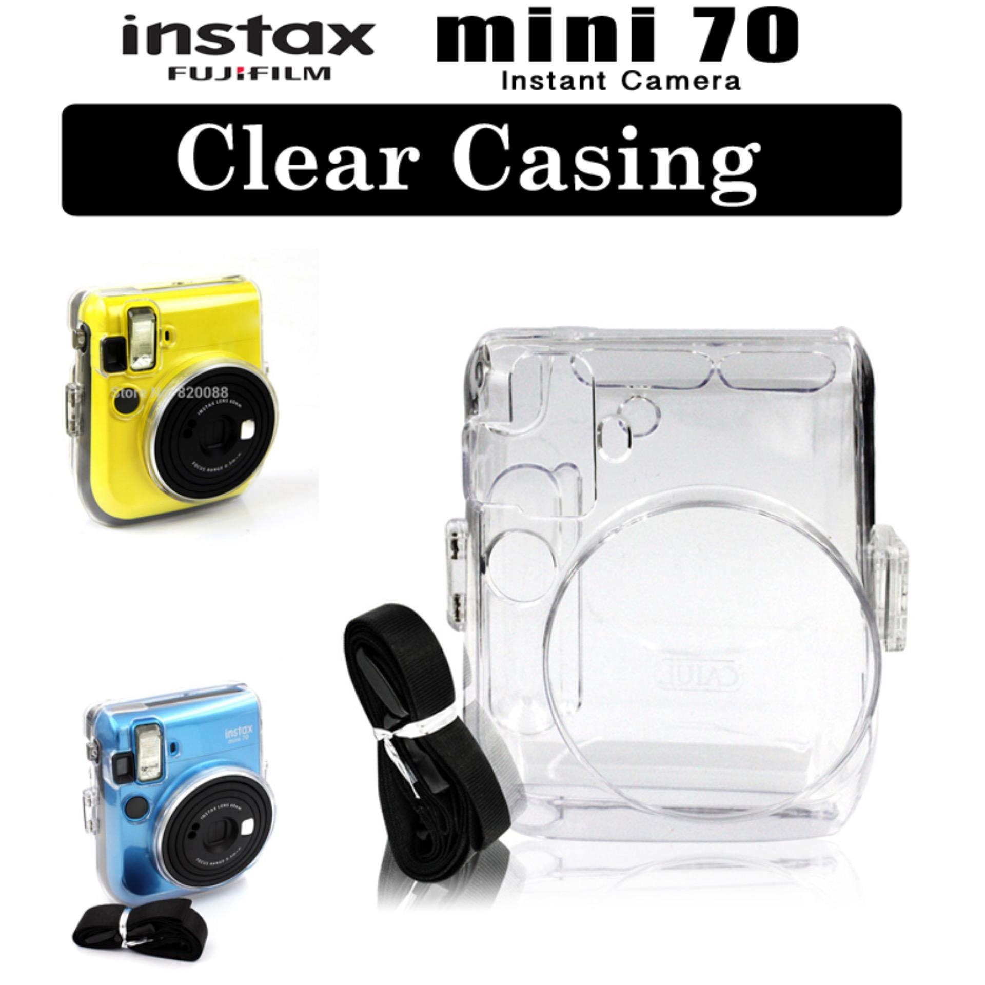 Fujifilm Instax Mini 70 Instant Camera Crystal Clear Casing