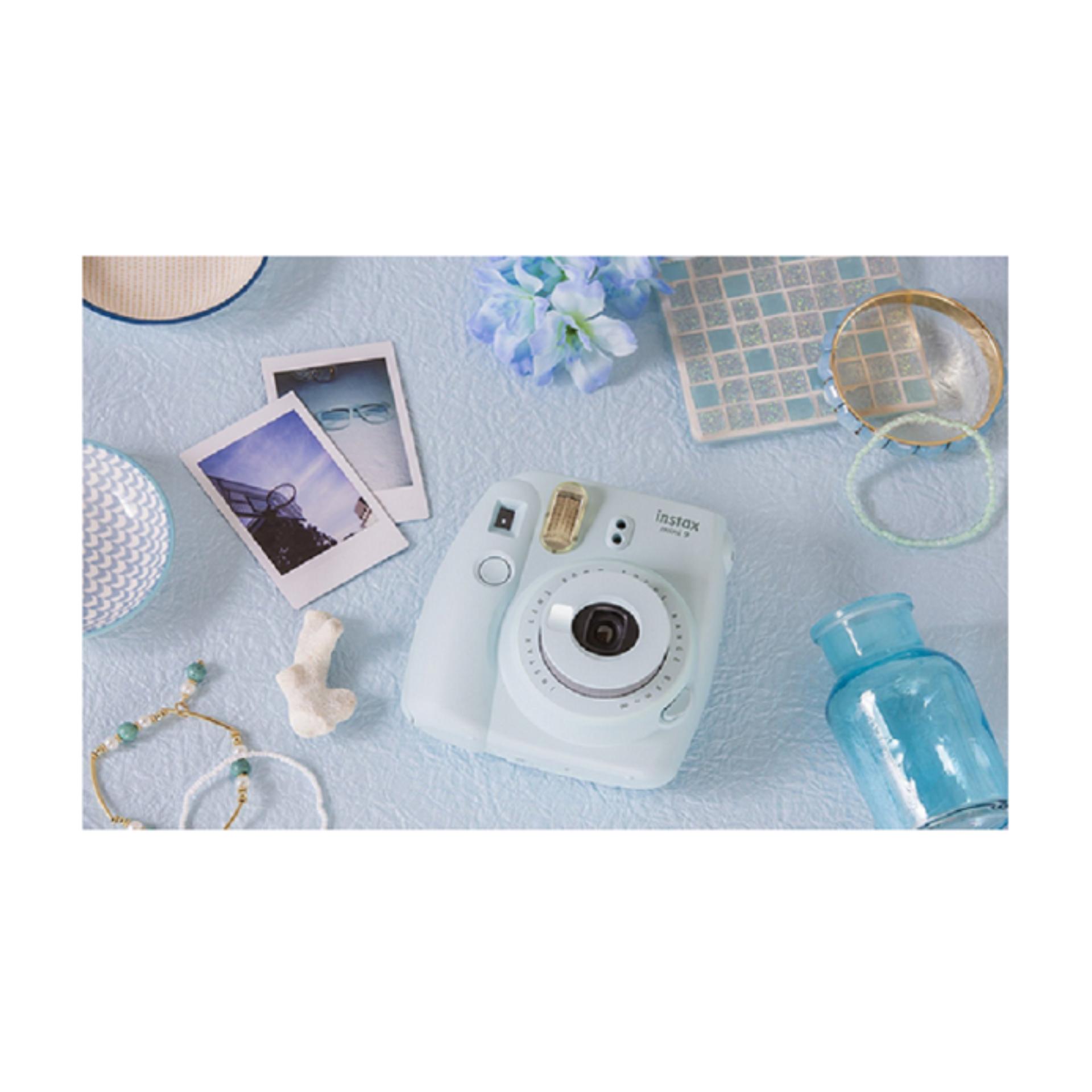 Fujifilm Instax Mini 9 Instant Camera Ice Blue + Free Bundle Gifts