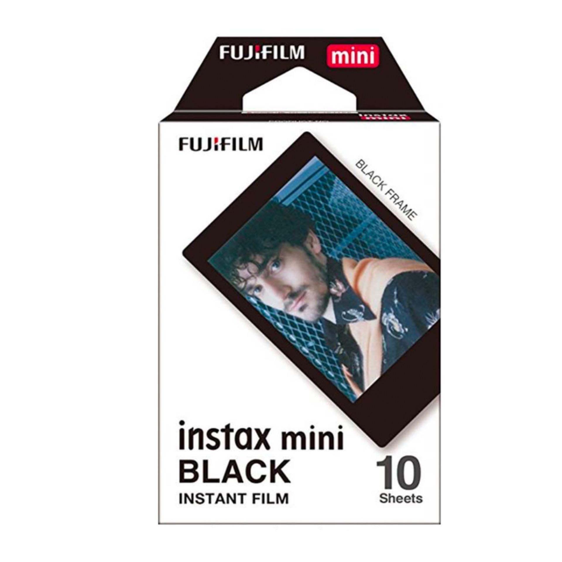 Fujifilm Instax Mini Black Instant Films – 10 Sheets