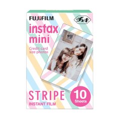 Fujifilm Instax Mini Stripe Instant Films – 10 Sheets