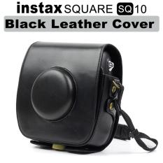 Fujifilm Instax Square SQ 10 Black Leather Cover Bag