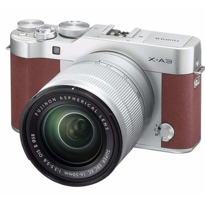 Fujifilm X-A3 24.2 M Mirrorless Camera XC16-50mm F3.5-5.6 II Lens Kit (Brown) export(Brown)