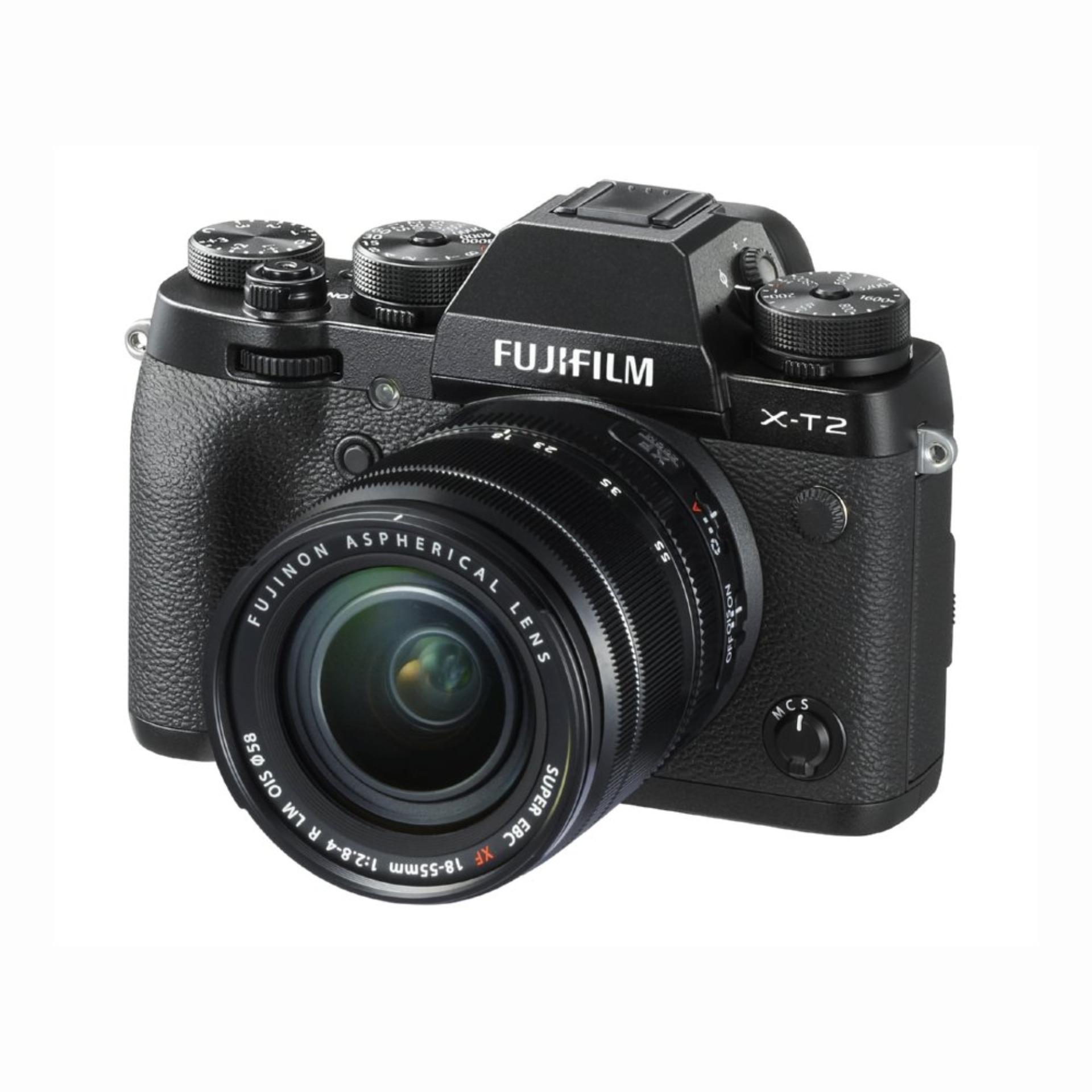 Fujifilm X-T2 Camera (Black) + XF 18-55mm Lens