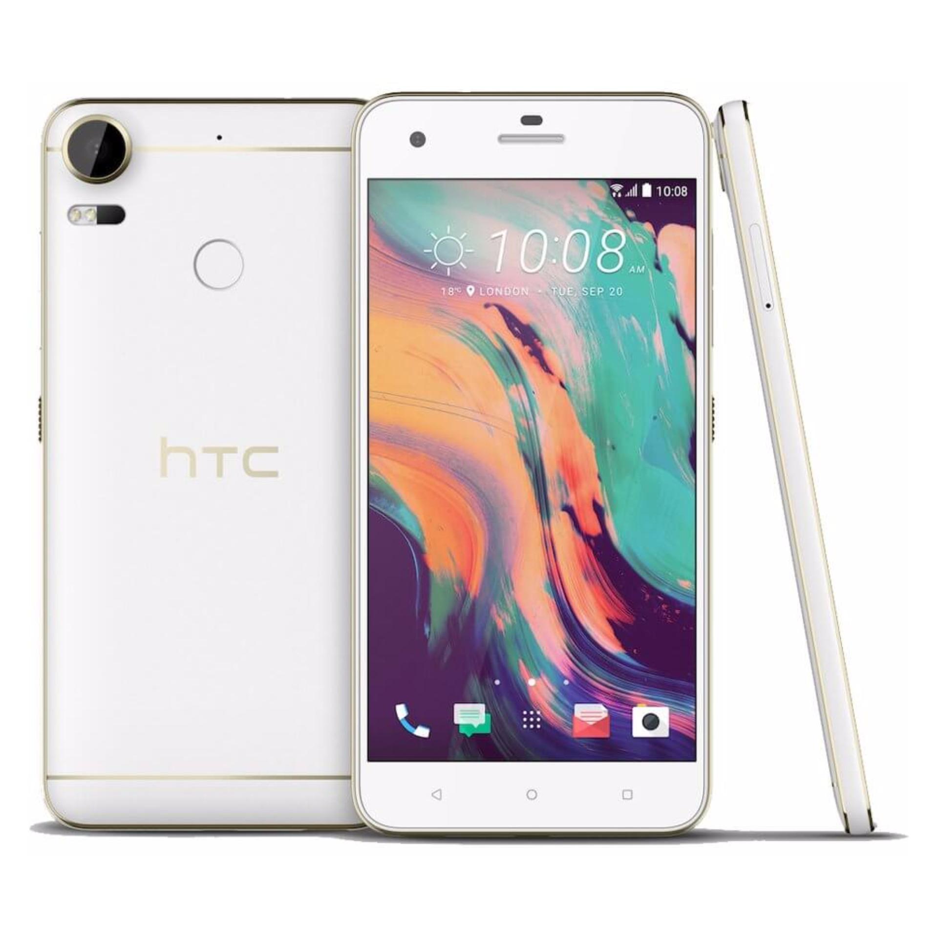 HTC Desire 10 Pro 4G 5.5 Inch 20MP 64GB (White) – Local Set with 1 year Warranty