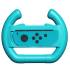 louis will "huaxian Joy-Con Steering Wheel for Nintendo Switch Controller, Kobwa Wear-resistant Joy-con Wheel Handle for Nintendo Switch (Set of 2) - Blue and Red - intl"