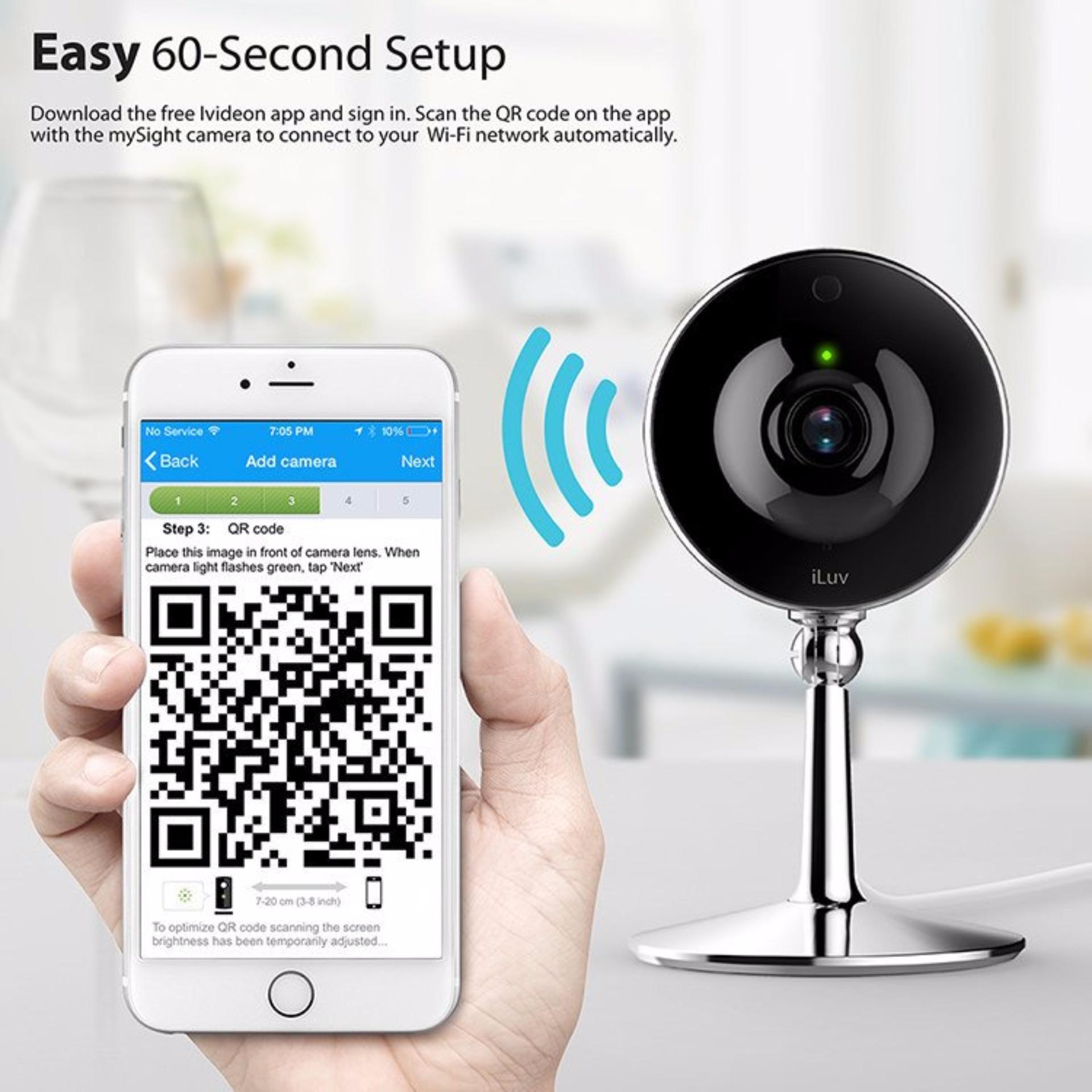 iLuv MYSIGHT Wi-Fi Cloud Recording Video Camera – Black