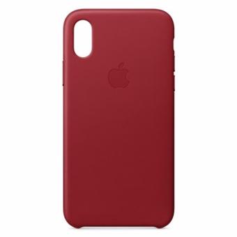 Apple iPhone X Leather Case (PRODUCT)RED
