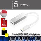 J5 Create JUA355 USB 3.0 HDMI SLIM Display Adapter | Lazada Singapore