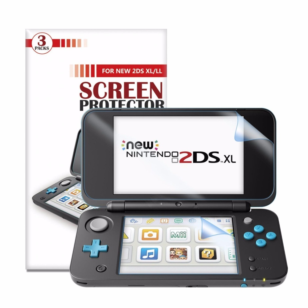 Keten 6 Packs Full Coverage High Definition Anti-scratch Ultra-thin Sensitive-Touch Nintendo NEW 2DS XL Screen Protector – intl
