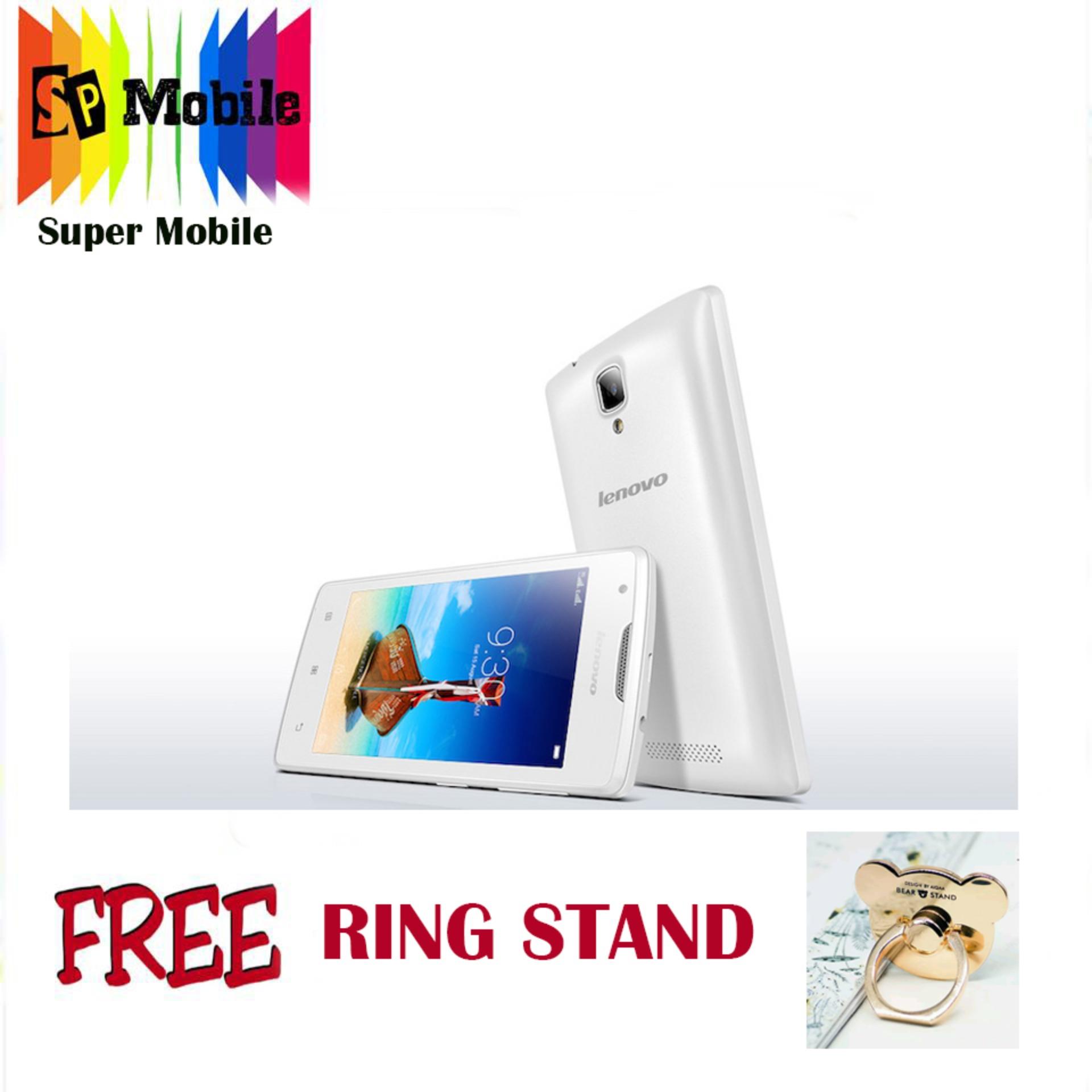 Lenovo A1000 8GB (BLACK&WHITE) FREE RING STAND