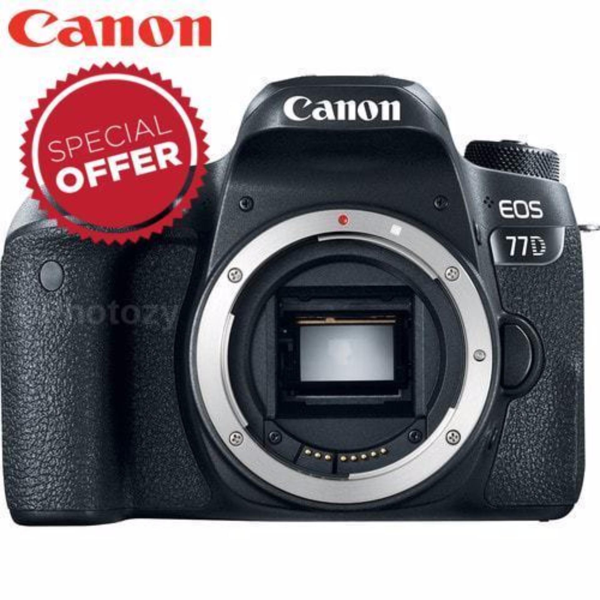 [Limited Offer] Canon EOS 77D Body(Black)