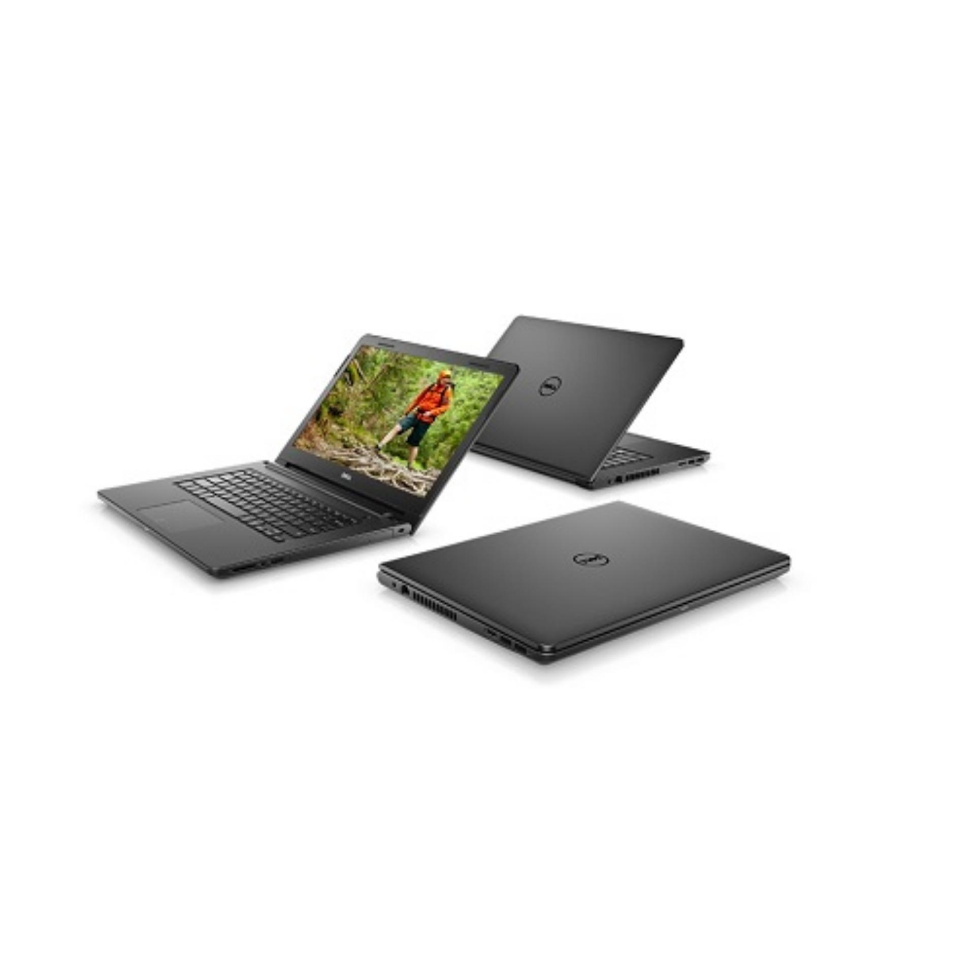 New INSPIRON 14 3000 SERIES 3467 6th Gen i3 6006U 4GB RAM 500GB AMD Radeon R5 M430 Graphics with 2GB DDR3 14 inch display Windows10H LCD Back Cover for Black