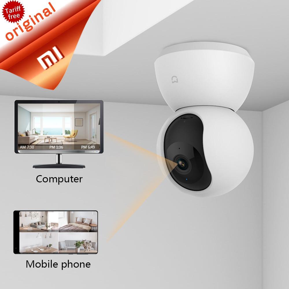 Newest Xiaomi Mijia Smart Cam Cradle Head Version 720P HD 360 Degree Night Vision Webcam IP Cam Camcorder Wifi In Stock