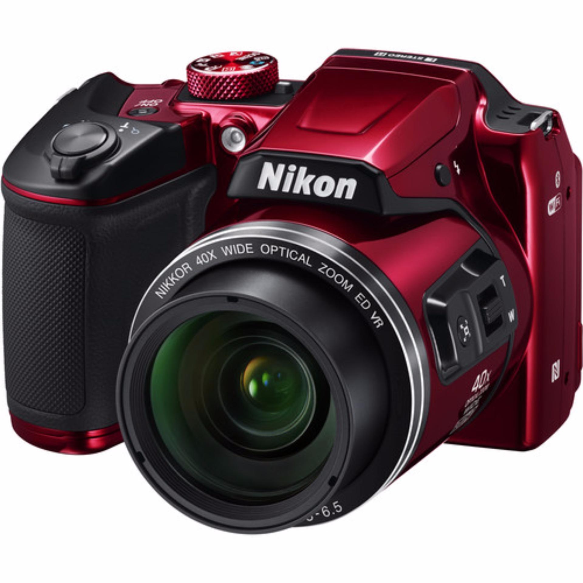 Nikon COOLPIX B500 Digital Camera (Red)(Red)